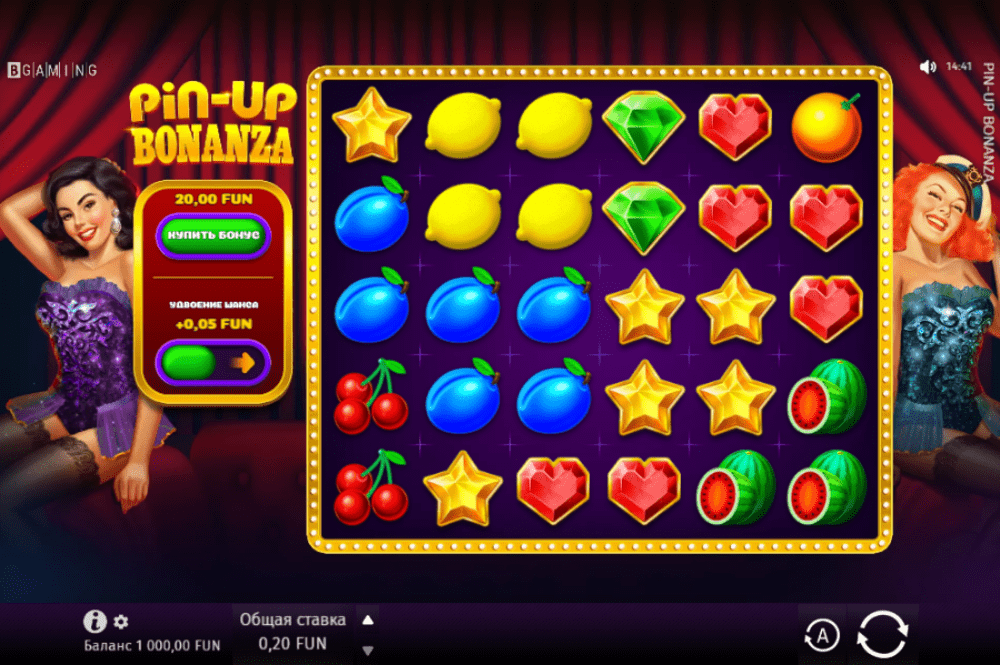 Pin-Up Bonanza: Играть Тегін немесе нақты ақшаға ойнаңыз